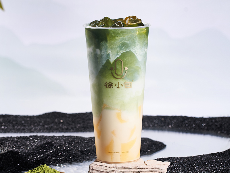 抹茶布丁牛乳